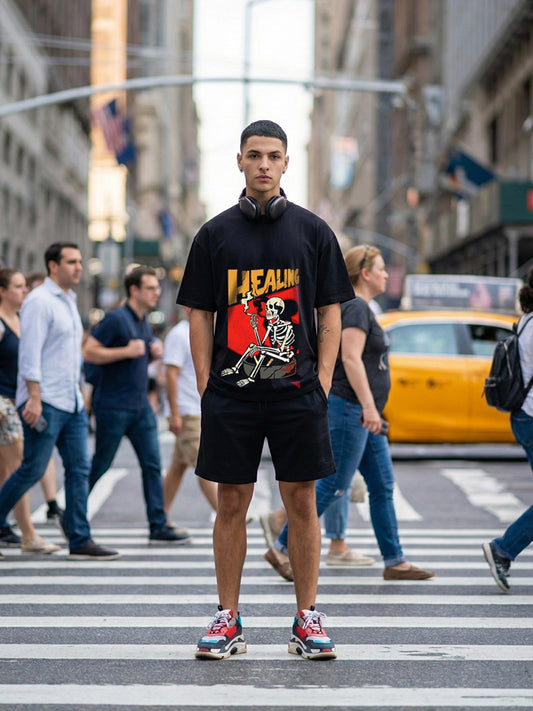 Healing Oversized T-Shirt – Black