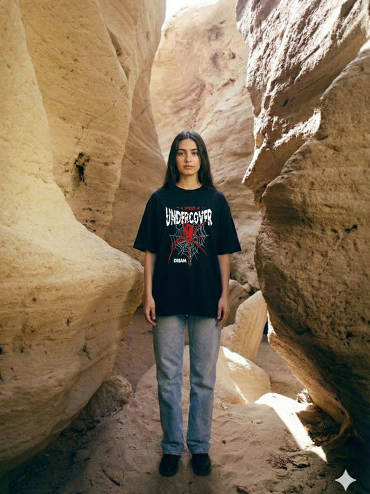 Undercover Spider Oversized T-Shirt – Black