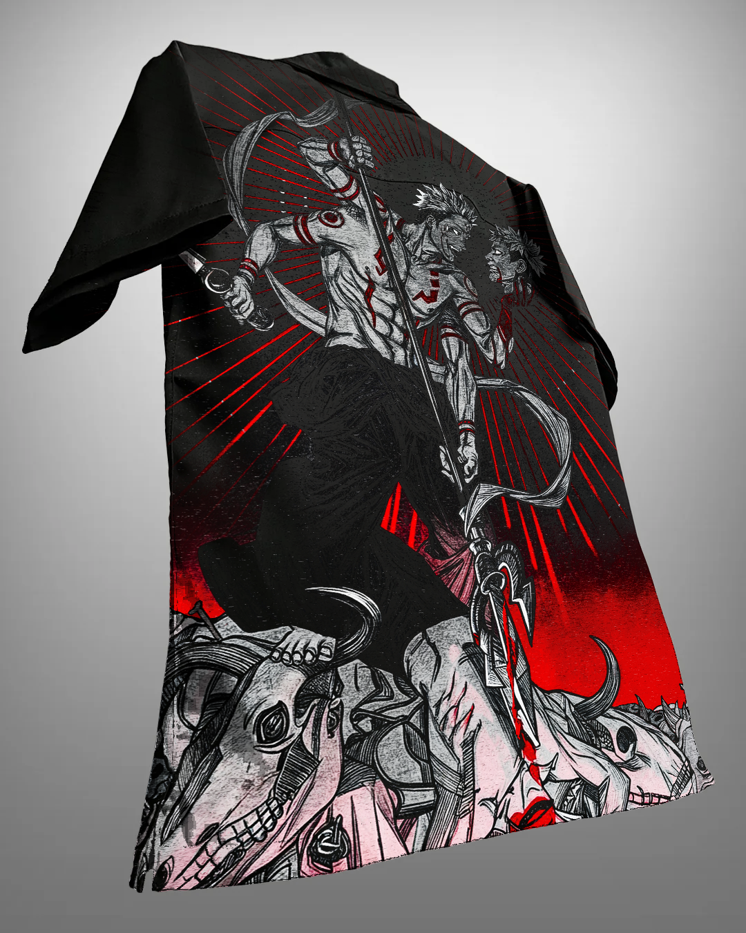 Evil God - Sukuna Bowling Shirt